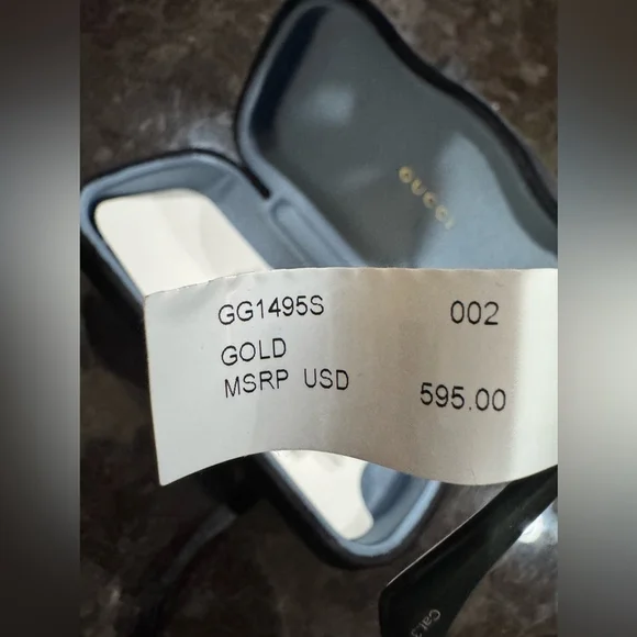 Gucci Gold Sunglasses - Picture 6 of 11